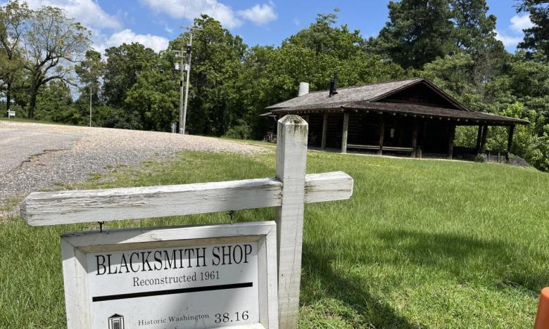 The Blacksmith Shop at Historic Washington State Park. 